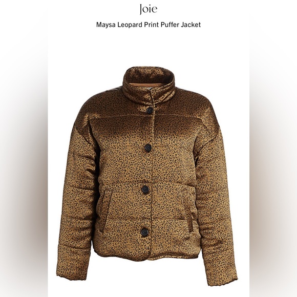 Joie Leopard Print Jacket-NWT - Picture 4 of 16